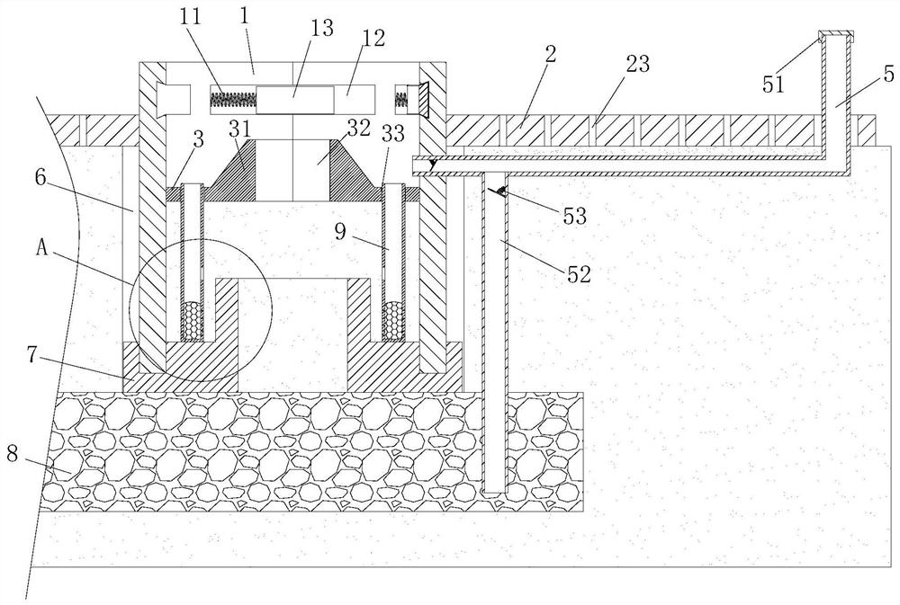 A tree hole landscape maintenance treatment device