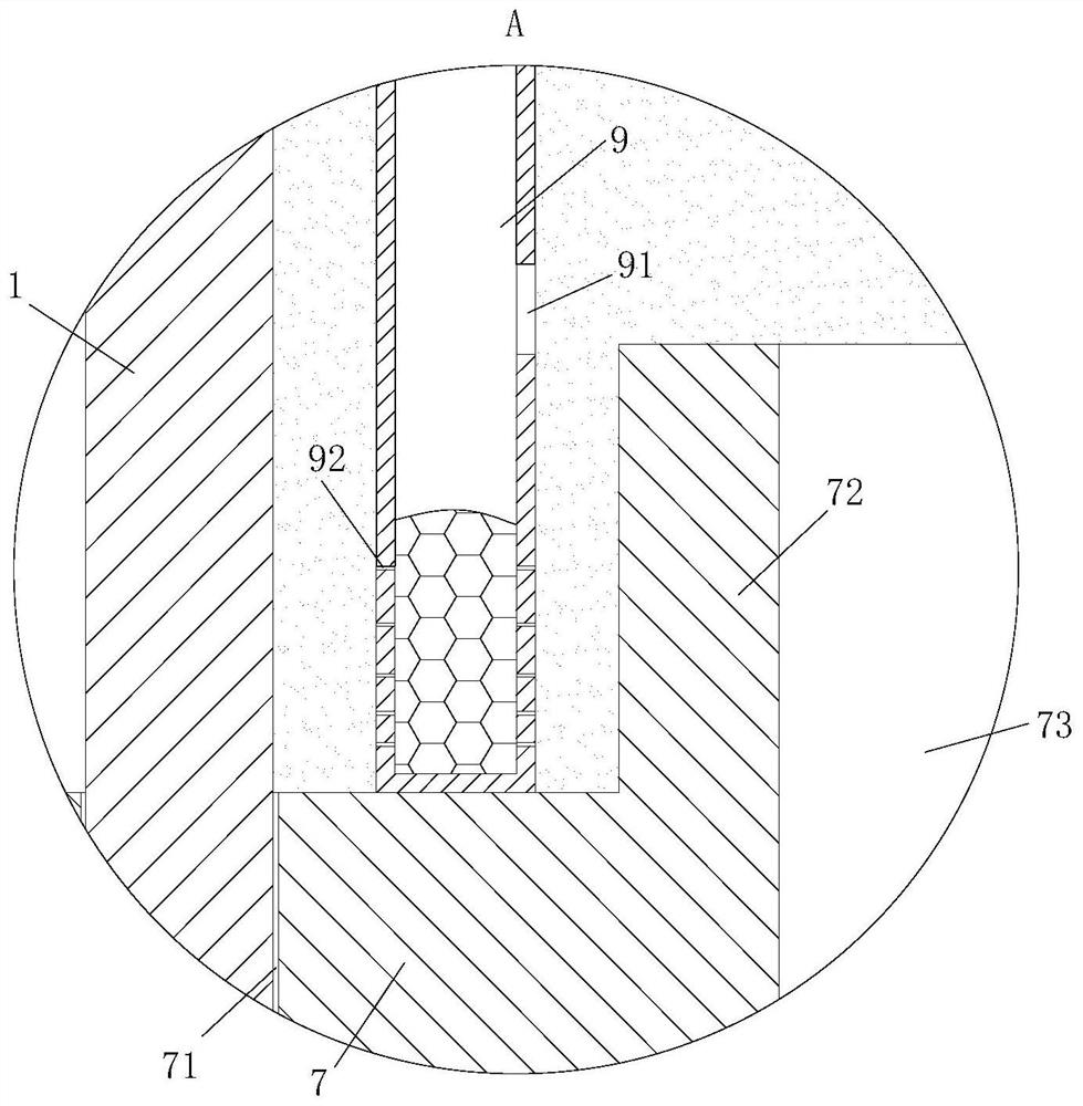 A tree hole landscape maintenance treatment device