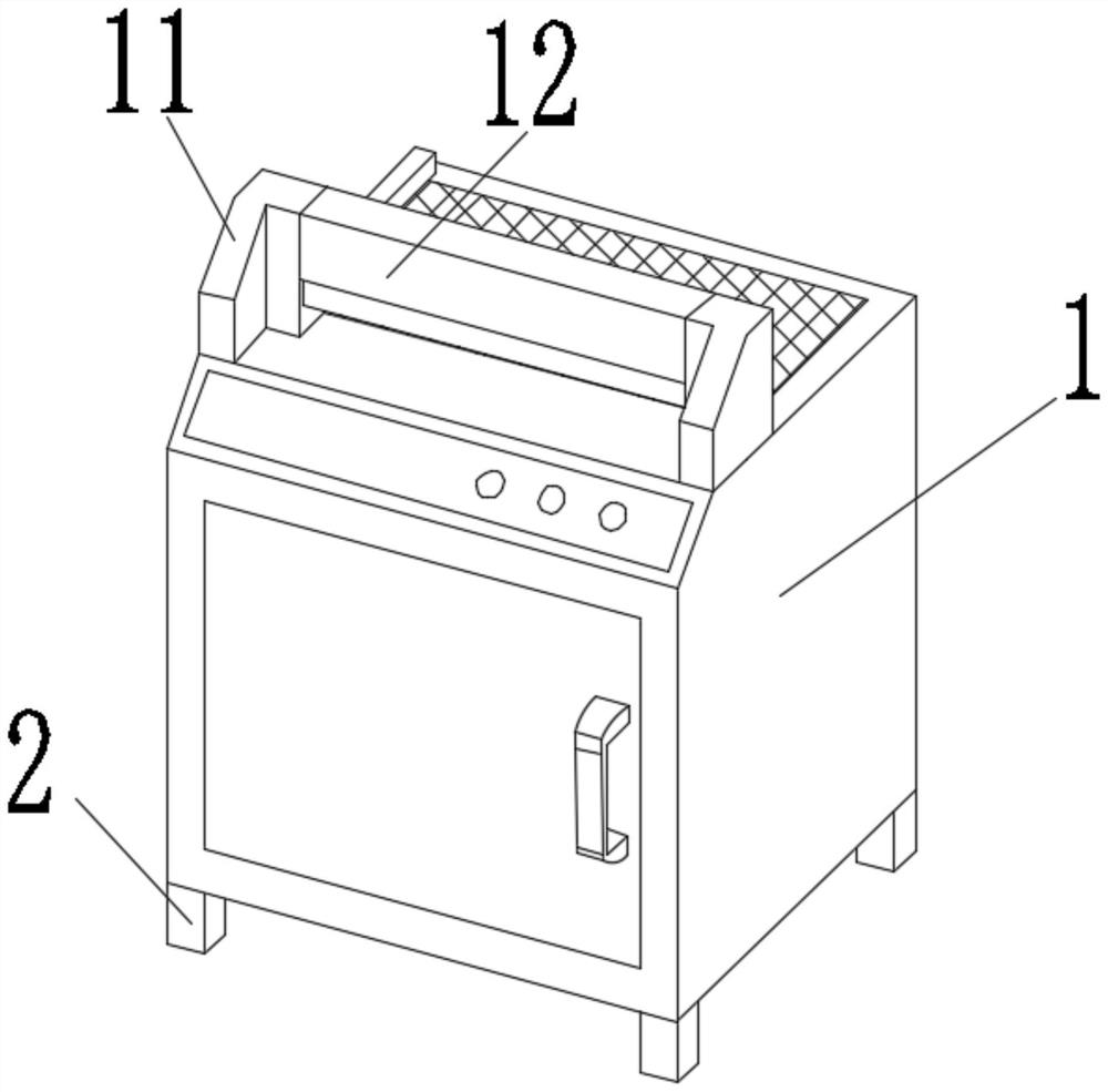 Textile cloth cutting device