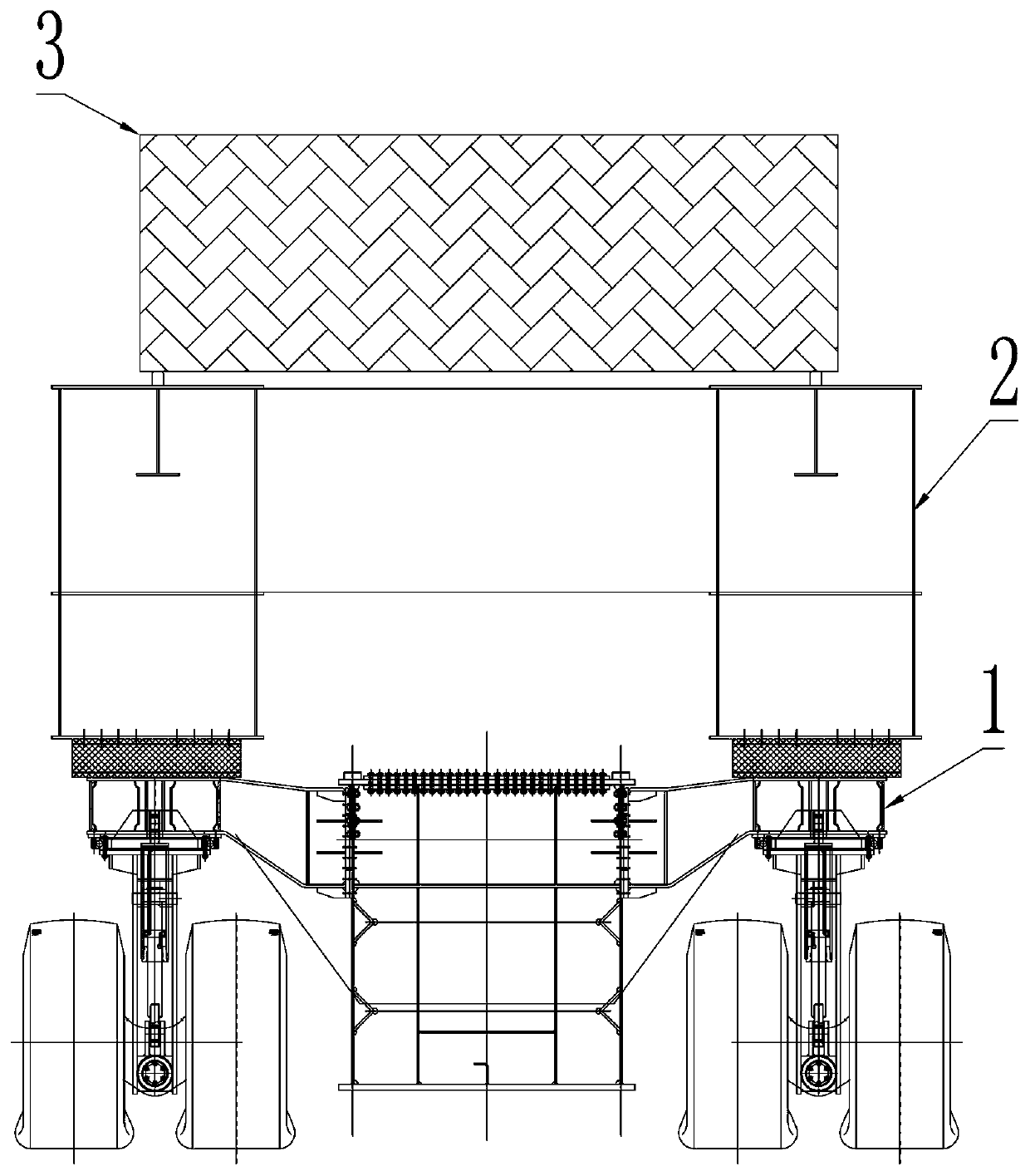 Assembled pier transporting and erecting all-in-one machine and assembled pier transporting and erecting method based on same