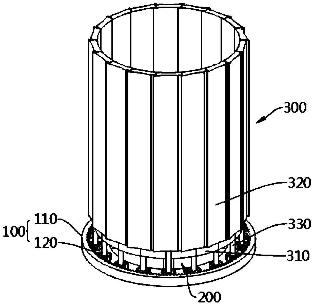 Washing device and washing machine