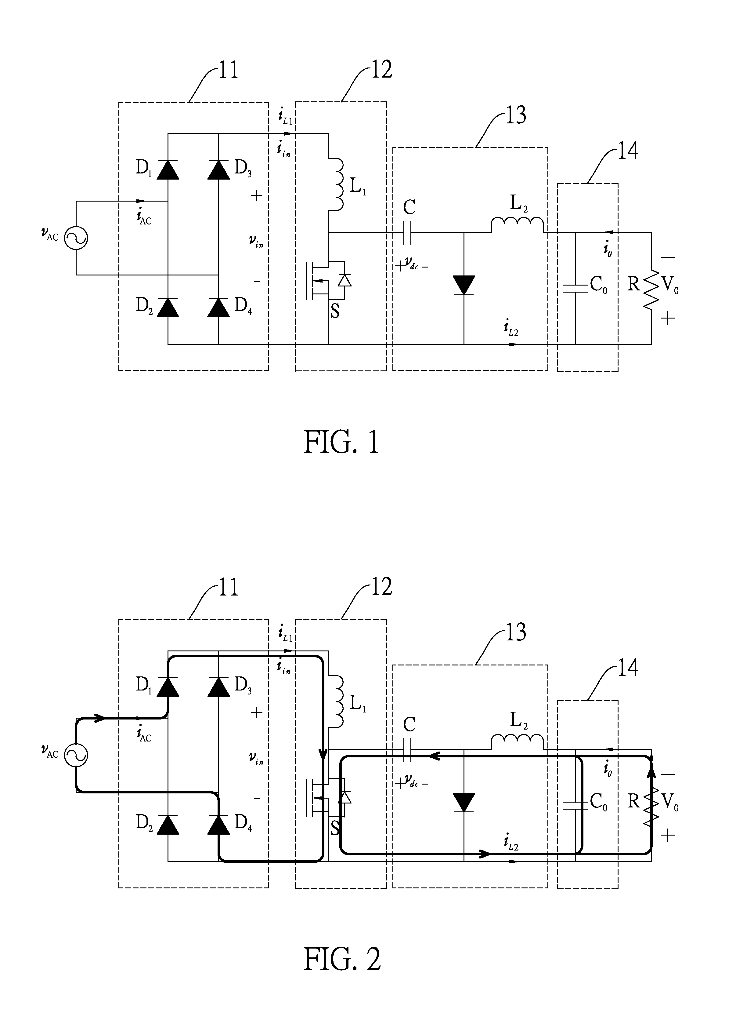 Non-isolated AC/DC converter with power factor correction