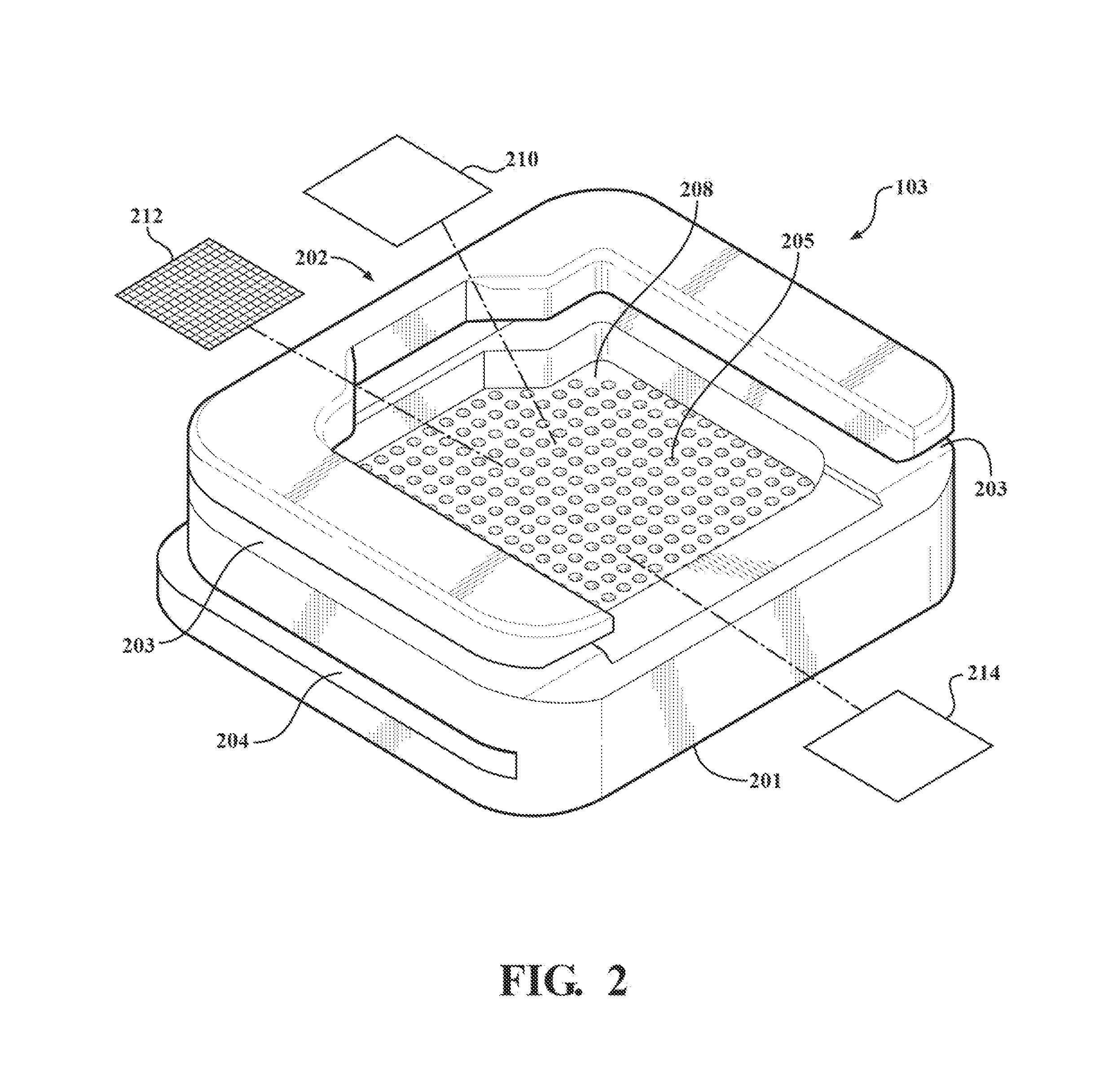 Chemical agent detection system for fluid media
