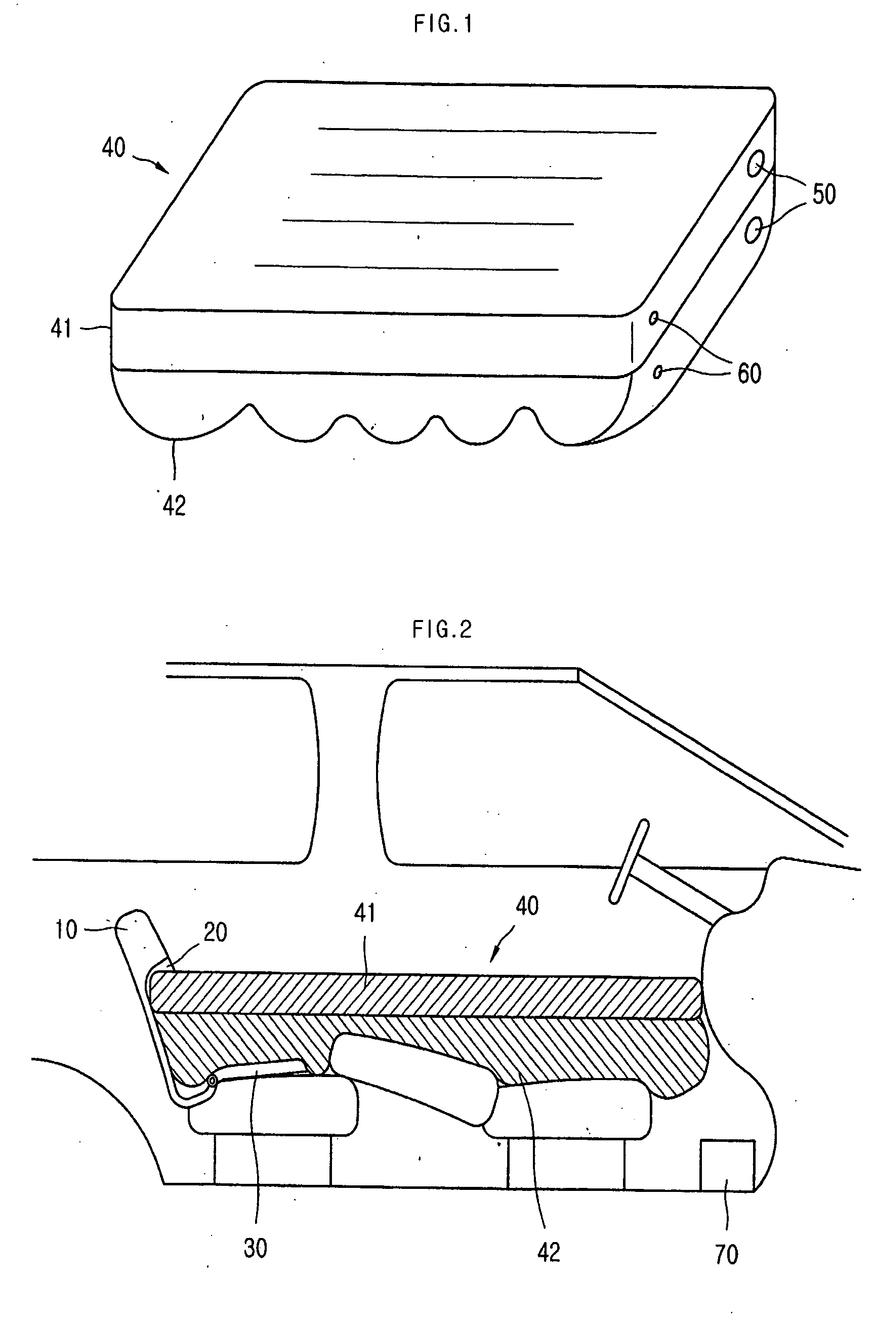 Air-bed for vehicle
