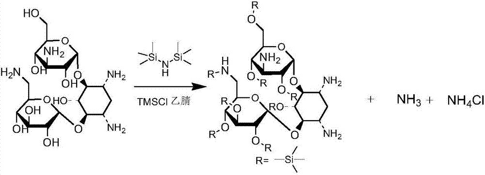 Synthesis method of amikacin