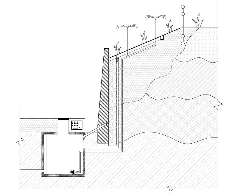 Ecological slope construction system based on sponge concept