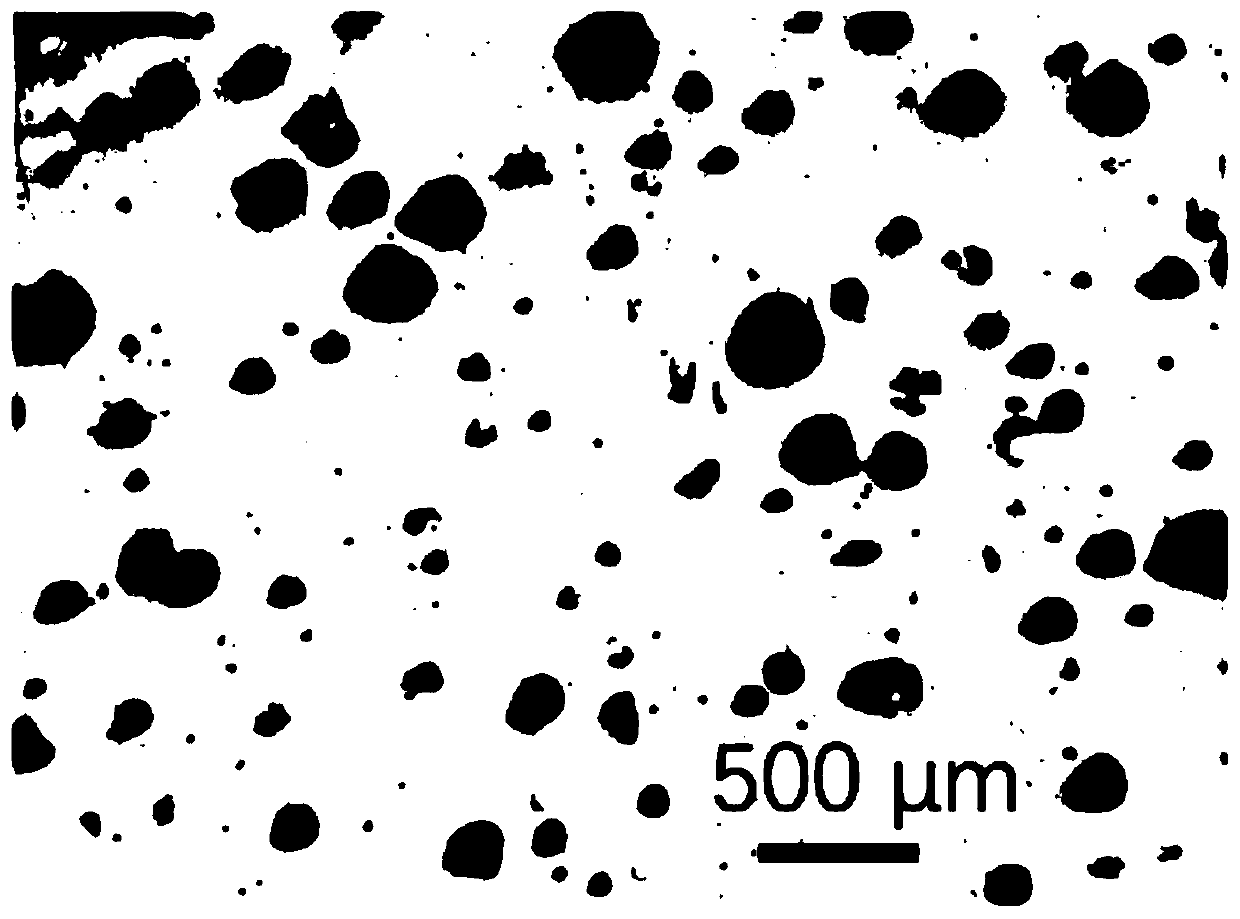 Ceramic metal composite foam material and preparation method thereof