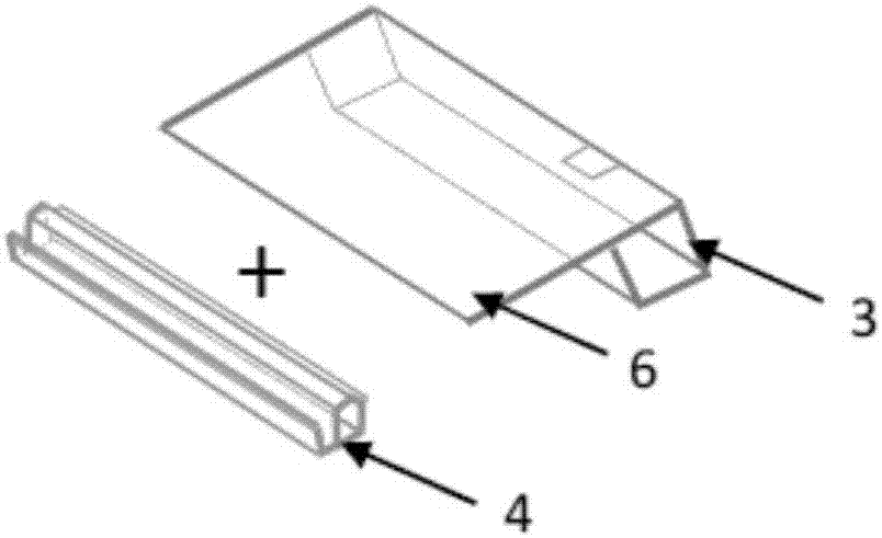 Motor vehicle rear parcel shelf made of composite material
