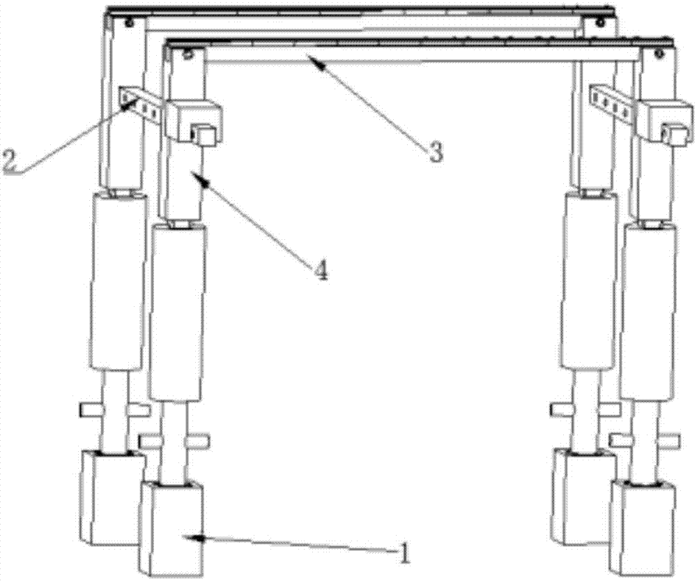 Lifting multifunctional guide rail device