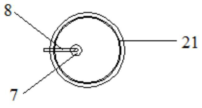 A formaldehyde purification device and method for treating gas