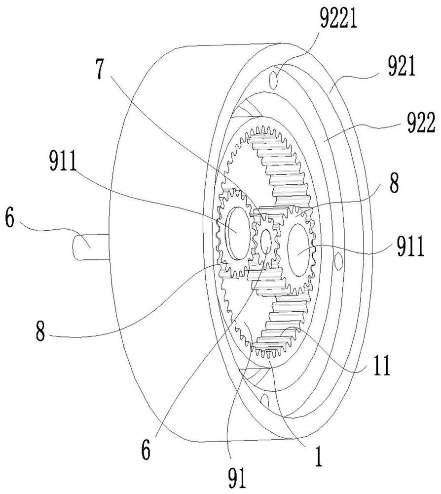 Harmonic reducer adopting multi-stage gear transmission and robot