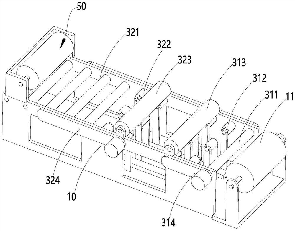 Film laminating machine for aluminized zinc plate