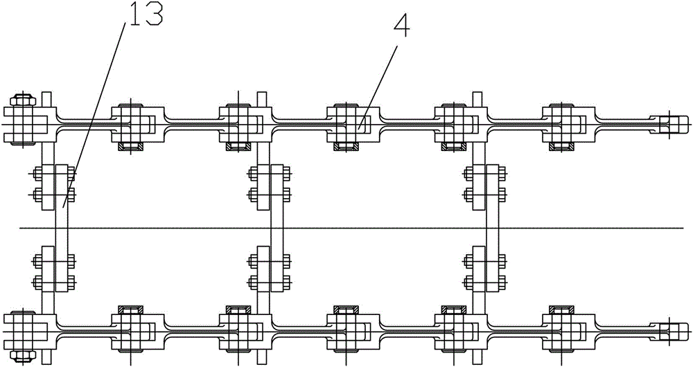 Water-cooling type slag conveyer