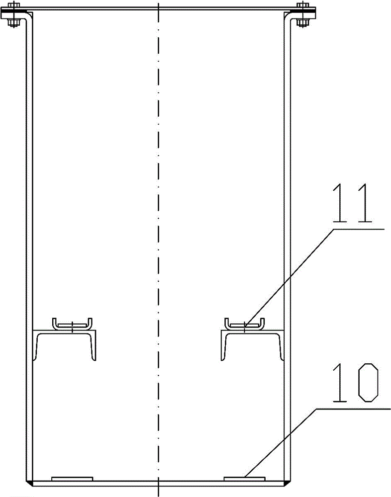 Water-cooling type slag conveyer