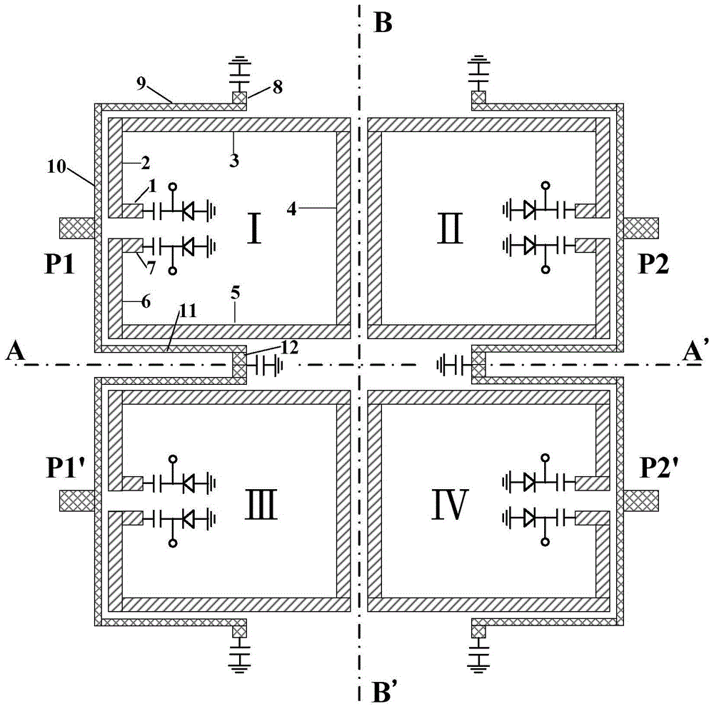 Electrically adjusting common mode rejection filter based on selective frequency coupling