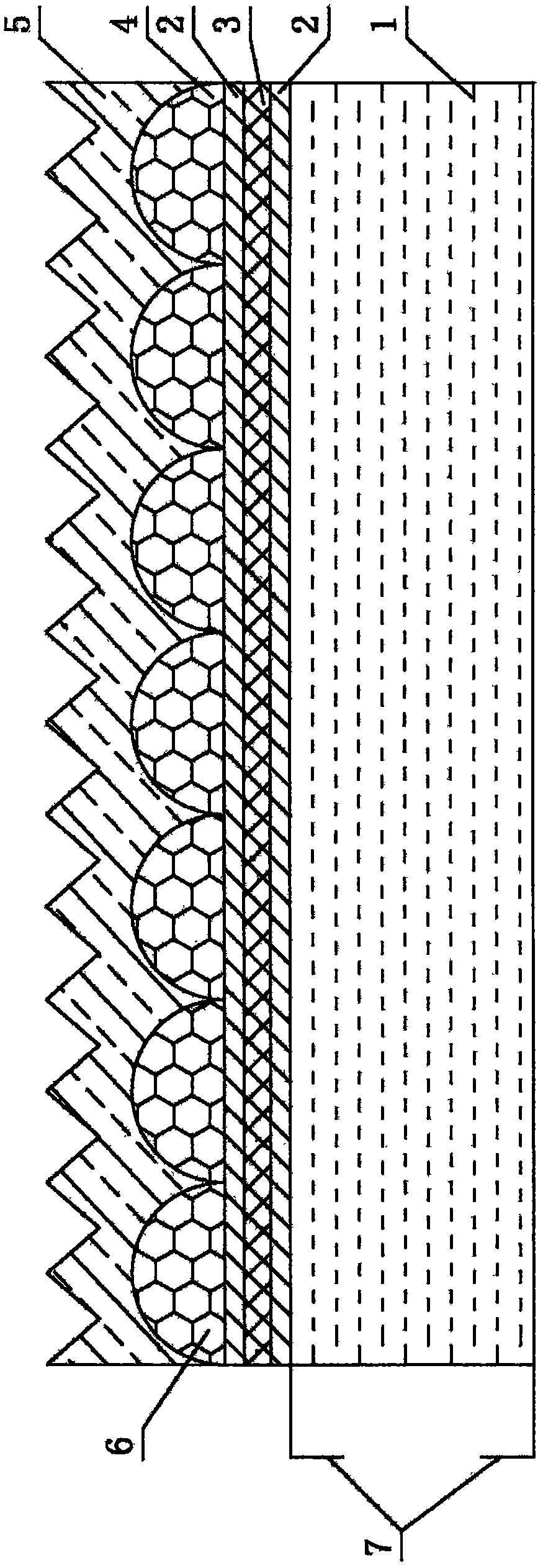 Absorption film for thermal photovoltaic cell