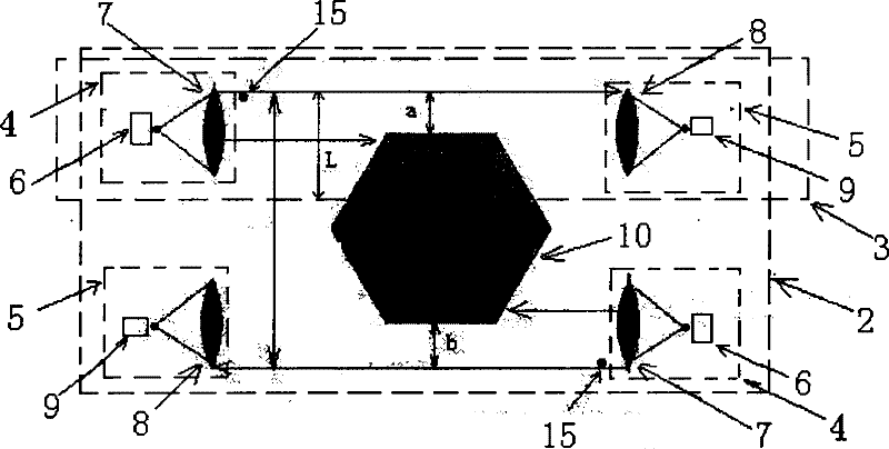 Method for detecting deformation of fuel assembly after irradiation of pressurized-water reactor nuclear power plant and implementation device thereof