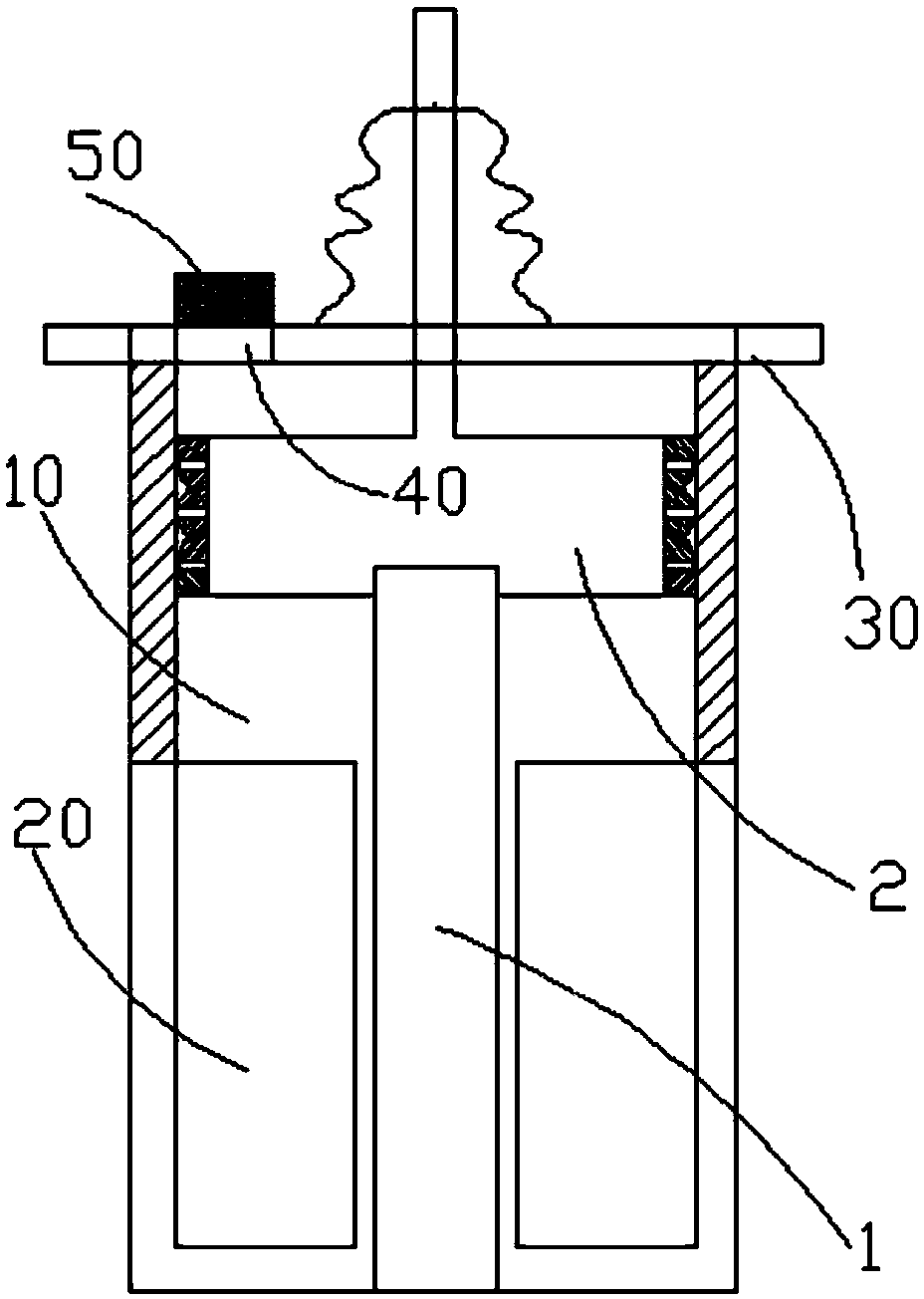 Clutch booster high in sealing performance