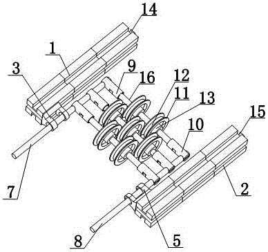 Colorful data line winding and unwinding device