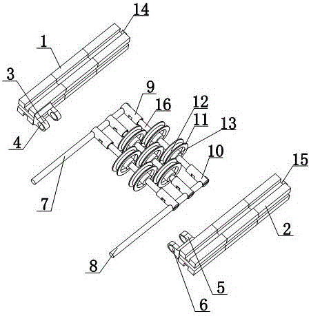 Colorful data line winding and unwinding device