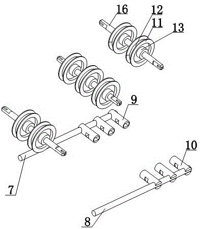 Colorful data line winding and unwinding device