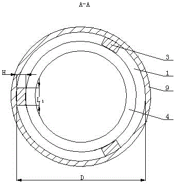 A steel bar connector with inner ring cylindrical structure and its construction method