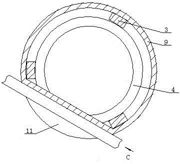 A steel bar connector with inner ring cylindrical structure and its construction method