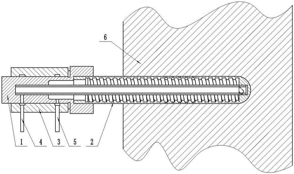 Device for cooling hot node and mould