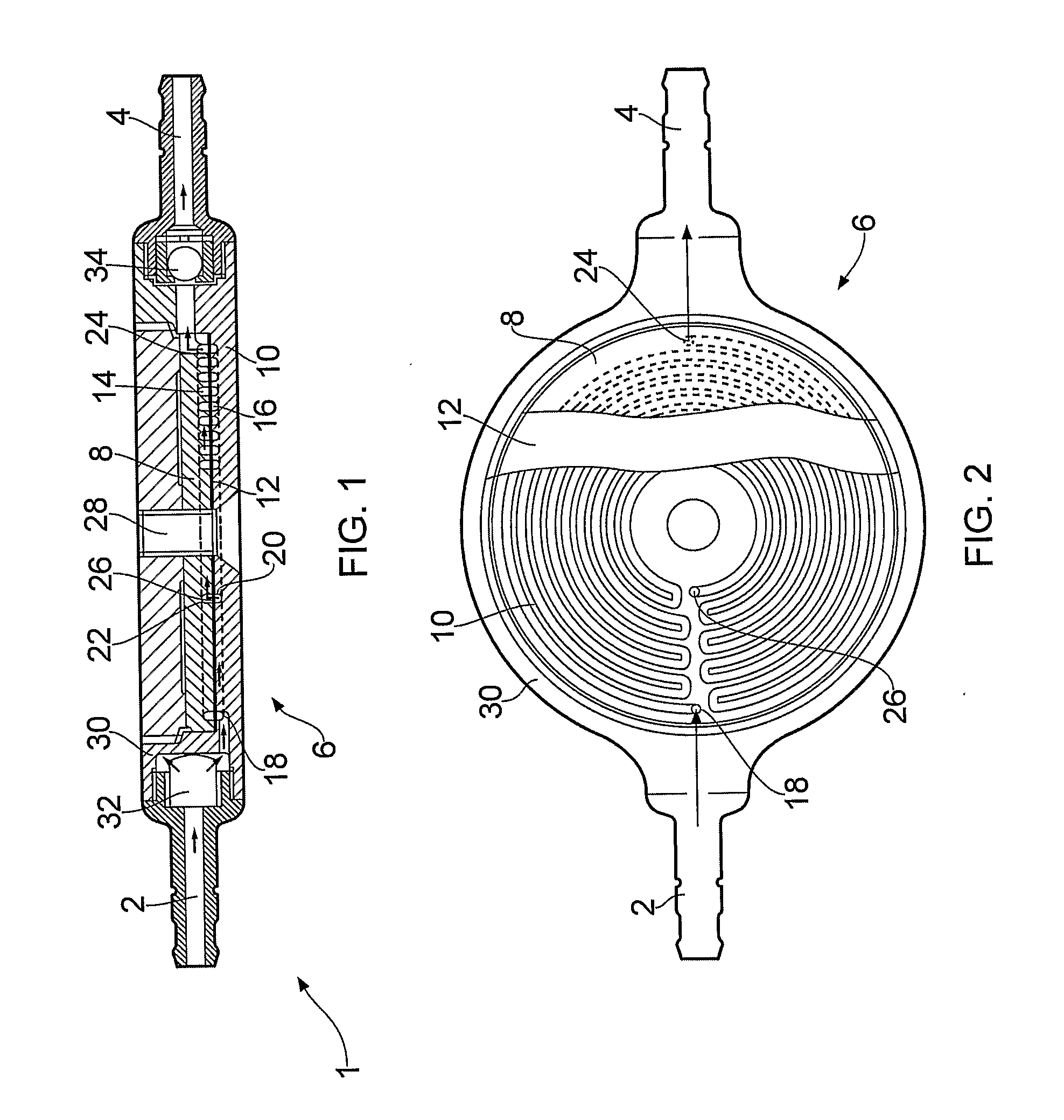 Device for Controlling the Rate of Flow of a Fluid
