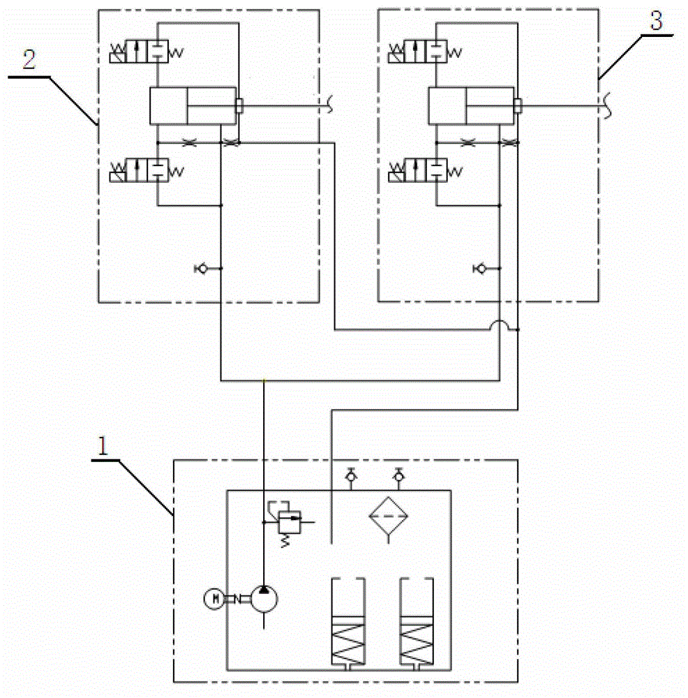 Hydraulic driving system of underwater acoustical generator