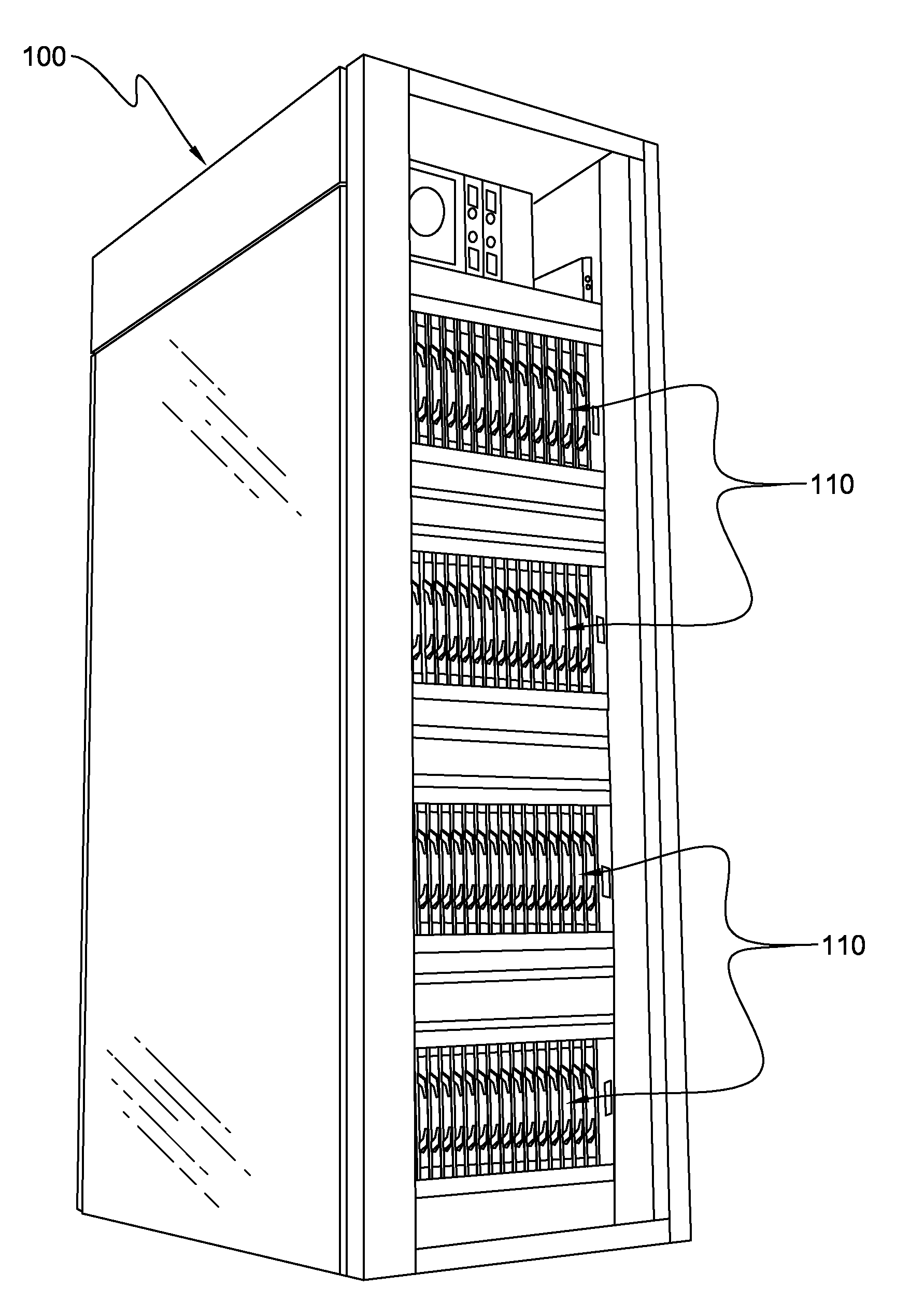 Liquid cooling apparatus and method for cooling blades of an electronic system chassis