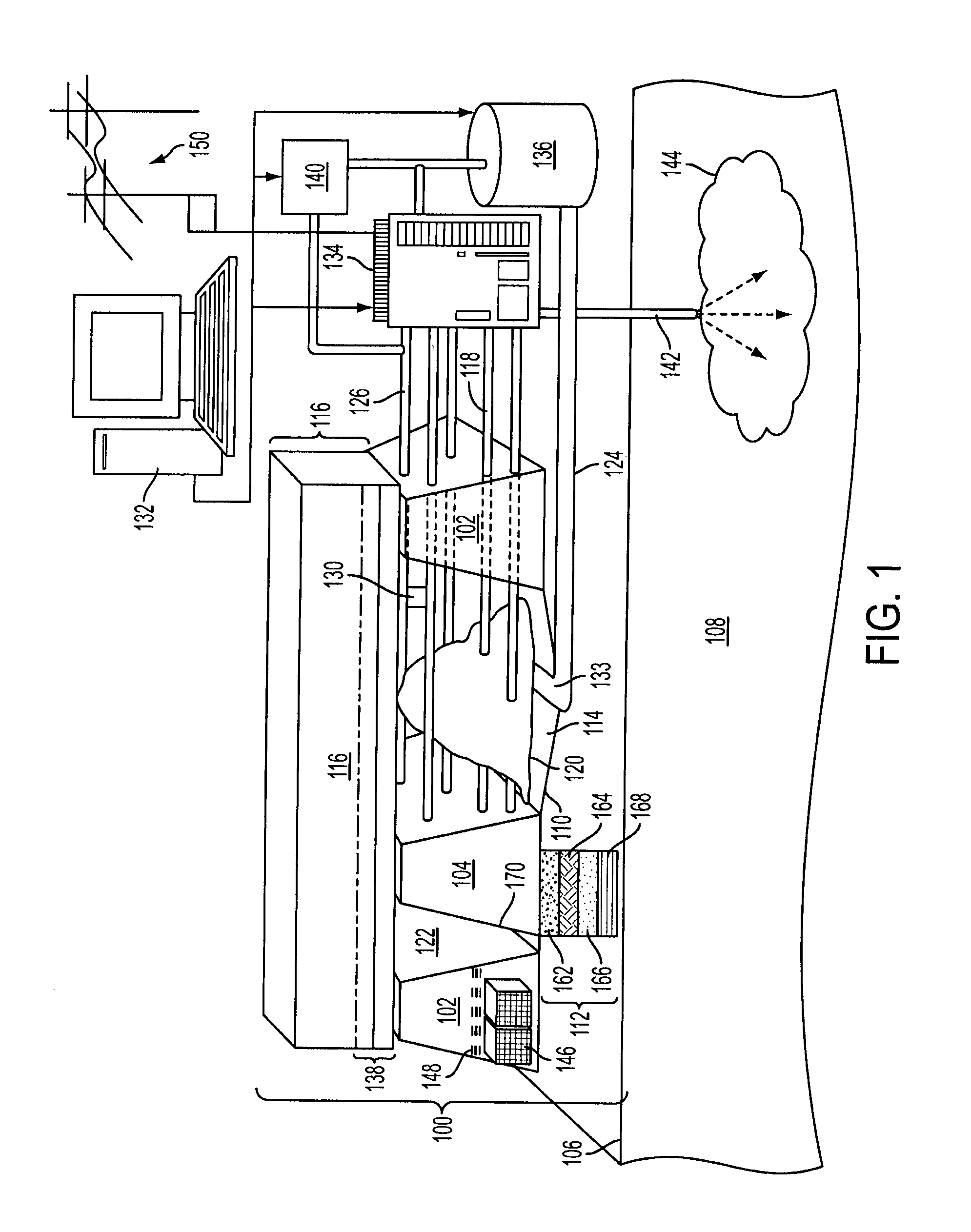 Methods of recovering hydrocarbons from water-containing hydrocarbonaceous material using a constructed infrastructure and associated systems