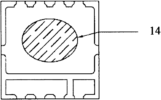 Semiconductor package for printing bonding material on lead frame and wafer and manufacturing method thereof