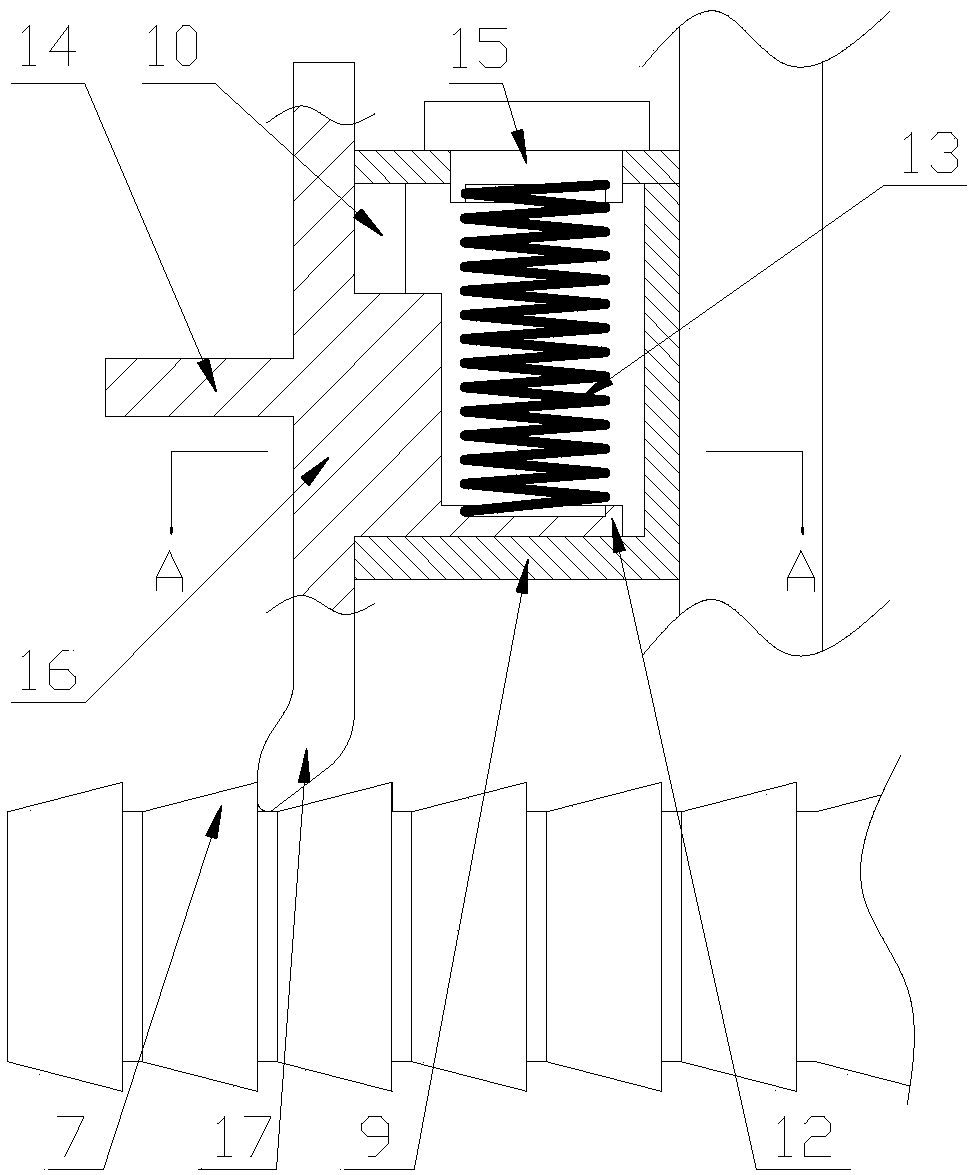 Self-locking rubber outer tire stacking structure