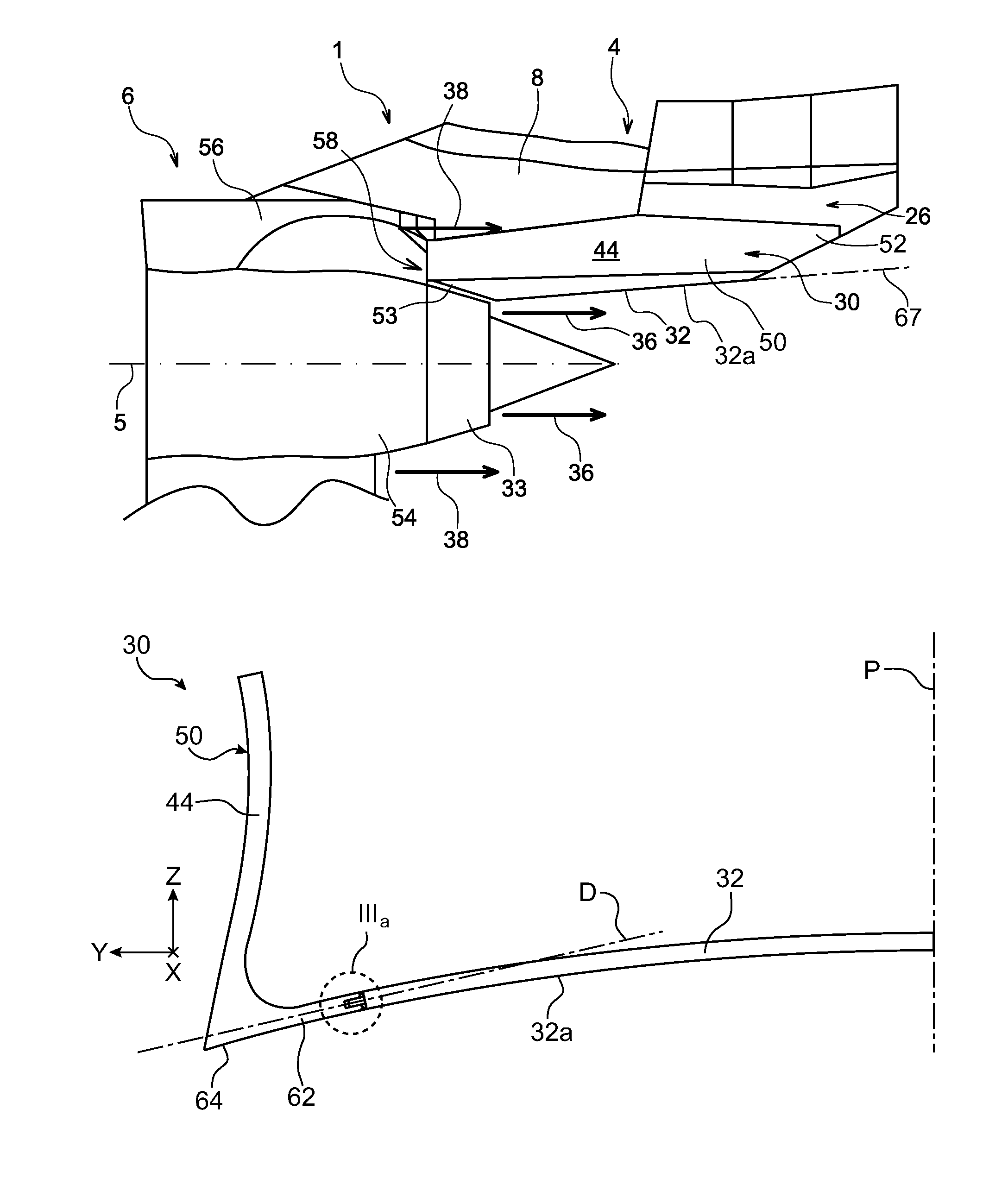 Aft aerodynamic fairing with improved thermal resistance for a pylon for attaching an aircraft propelling assembly