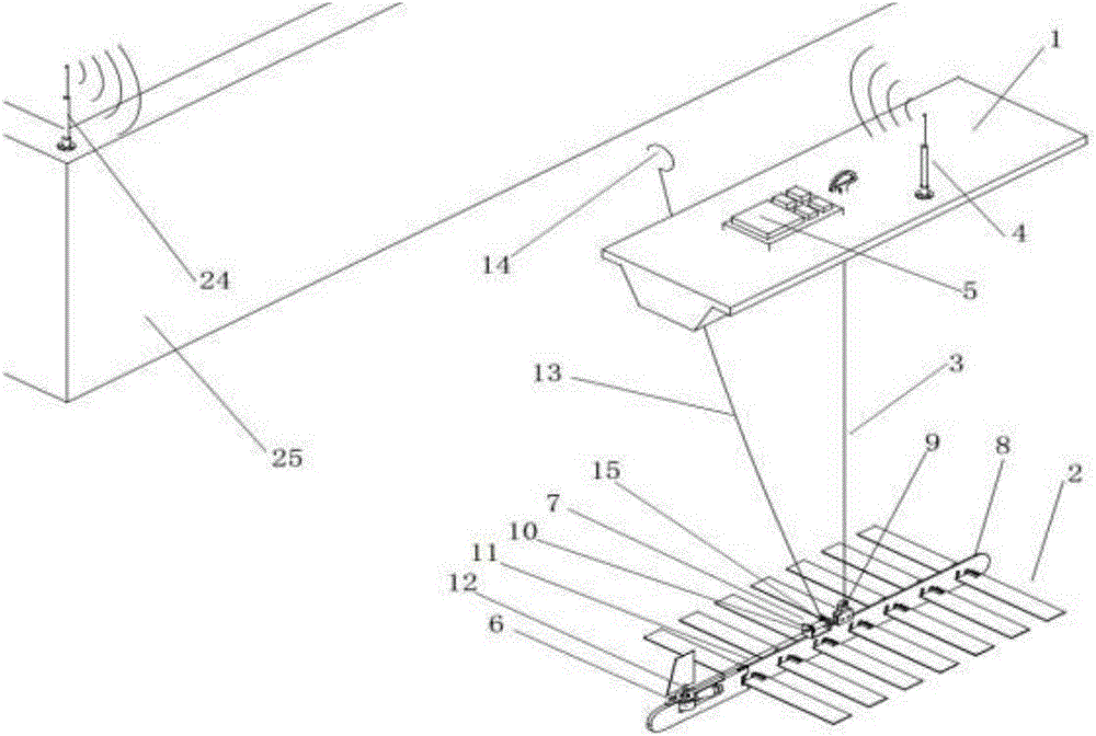 Wave gliding device easy to recycle and recycling method for wave gliding device