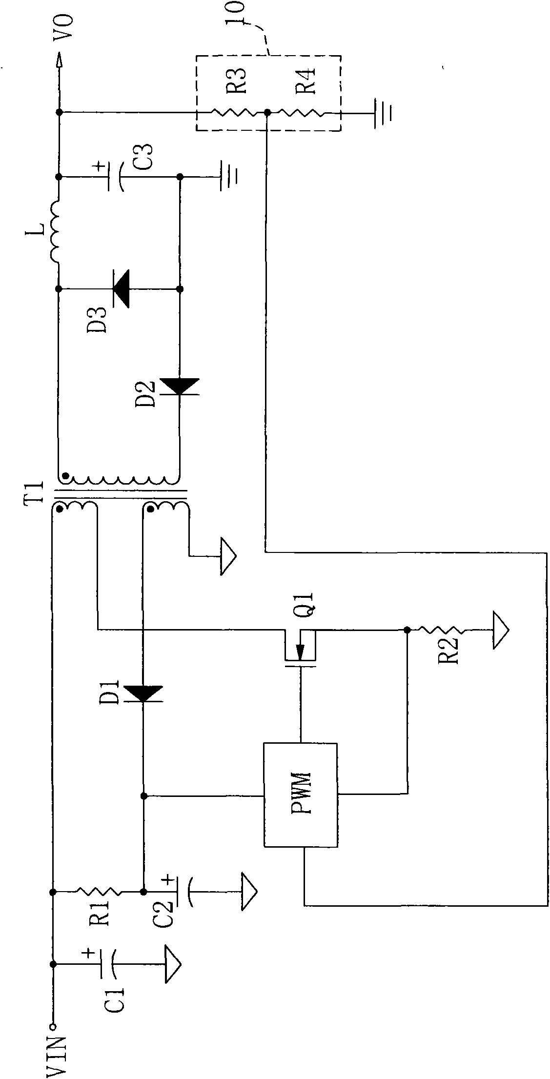 Synchronous rectification controlling device and forward synchronous converter