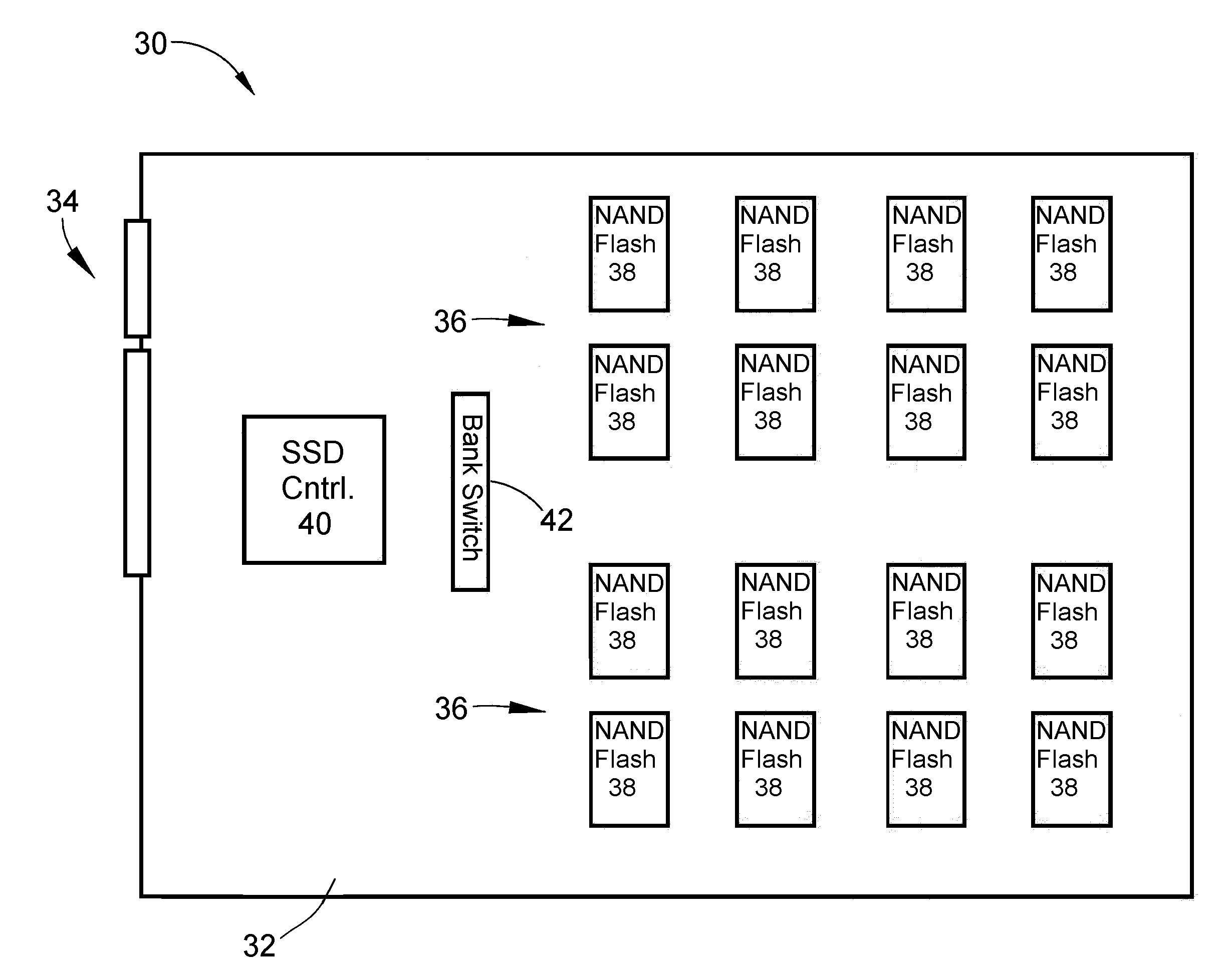 Large capacity solid-state storage devices and methods therefor