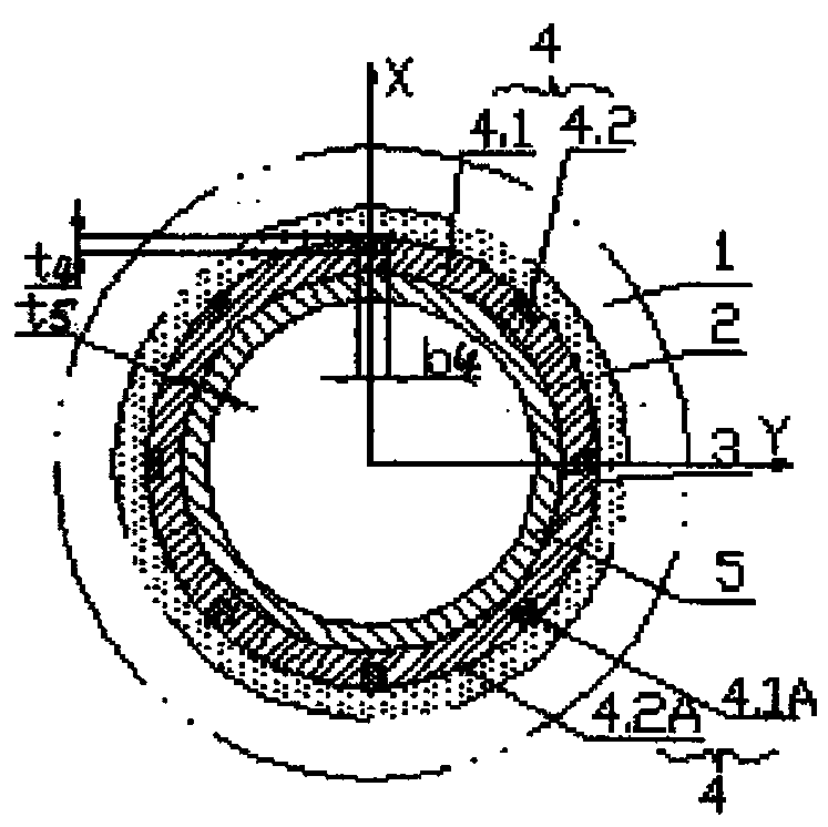 Water pipe lined with thin-wall stainless steel pipe inside and fabrication method thereof