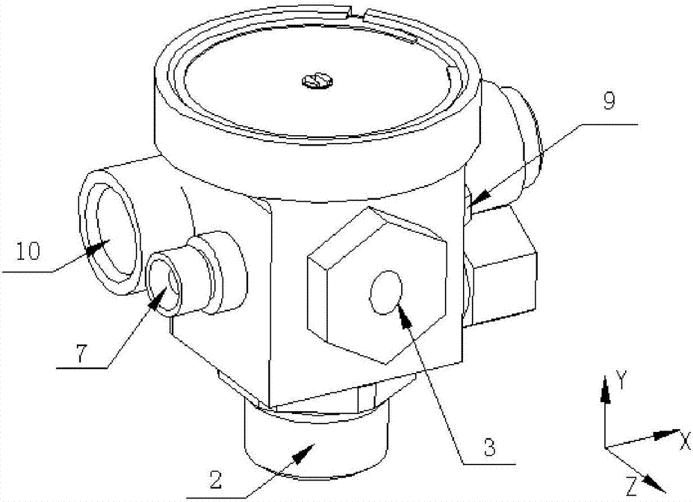 Highly-integrated mechanically-opened type bottle opening valve
