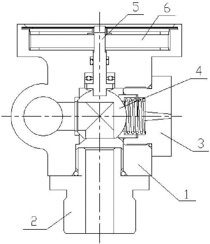 Highly-integrated mechanically-opened type bottle opening valve