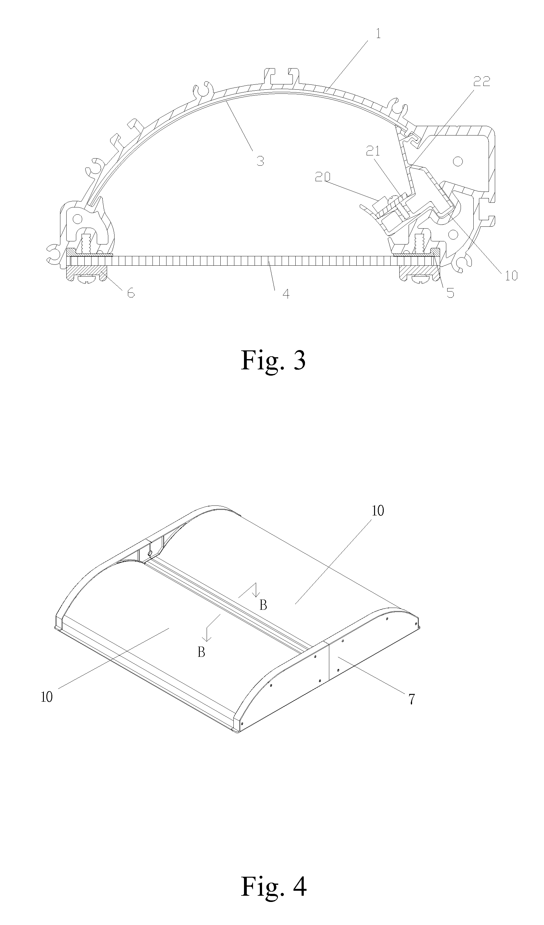 Reflective LED lighting lamp structure and lighting device