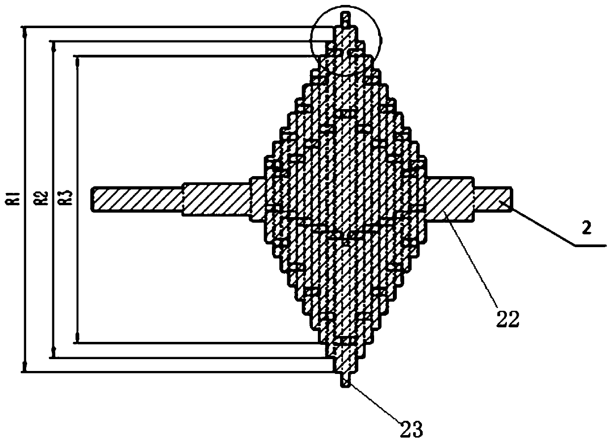 A device and method for positioning a slitting knife to slit multi-width prepreg