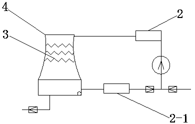 A method and device for evaporating and concentrating high-salt wastewater