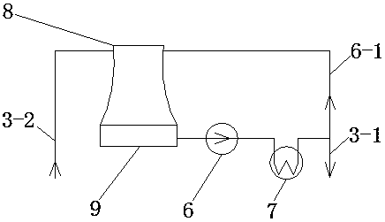 A method and device for evaporating and concentrating high-salt wastewater