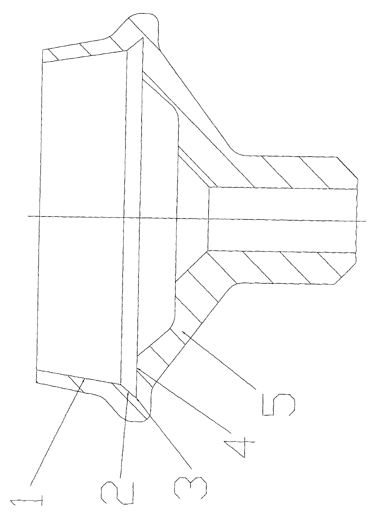 Process for surface treatment of internal wall of open-end spinning frame rotor