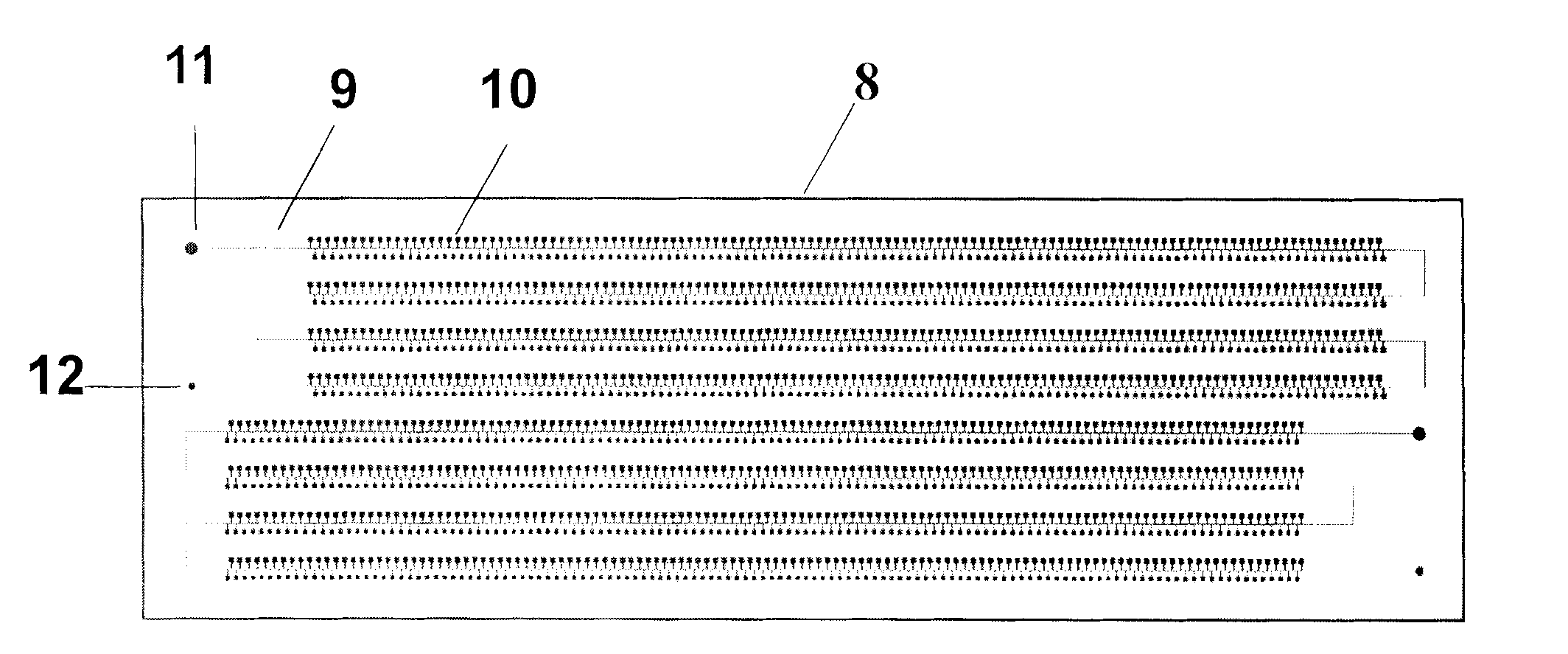 Integrated fluidic chip device for digital nucleic acid amplification and application