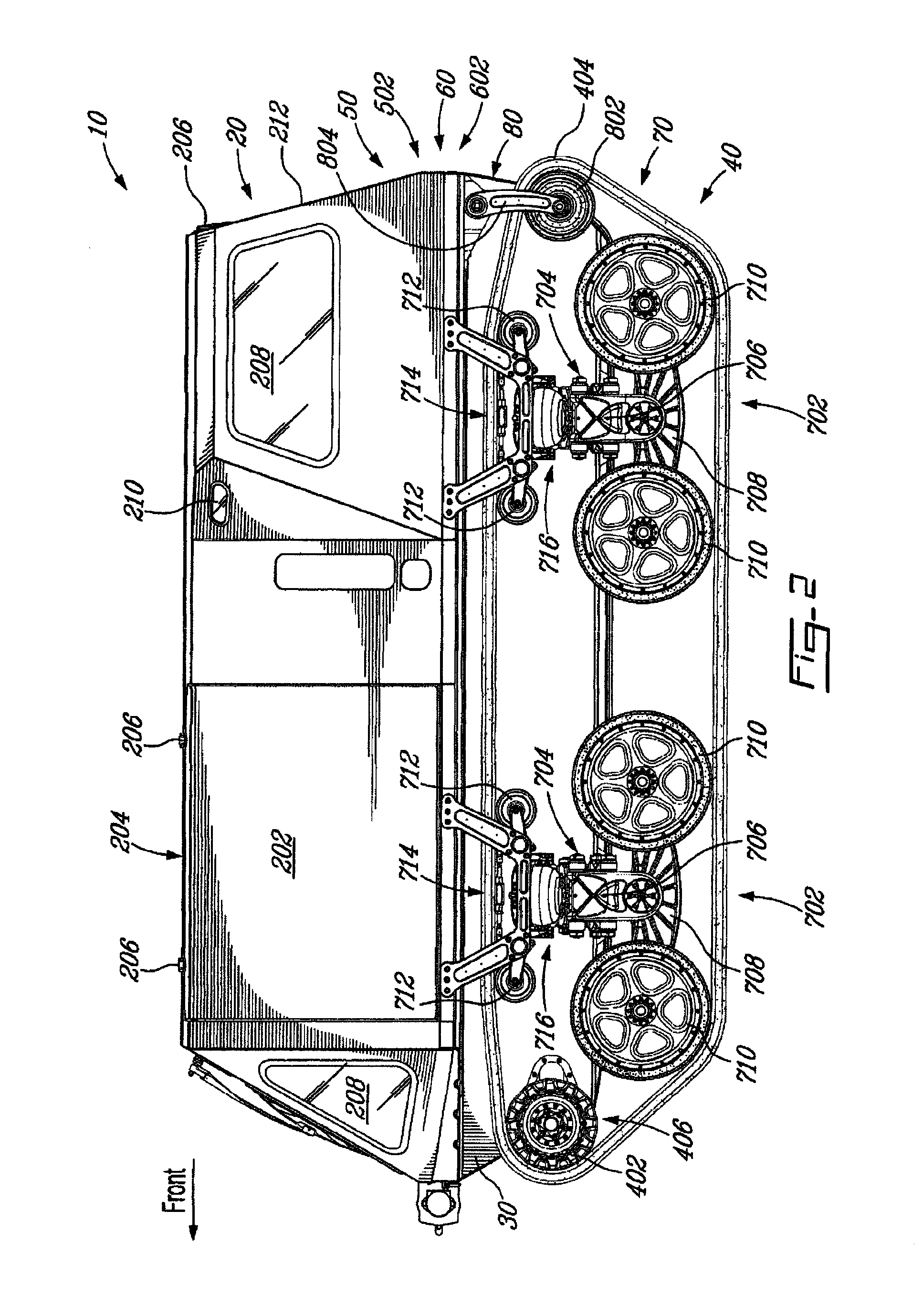 Endless belt tensioner system and method of use thereof