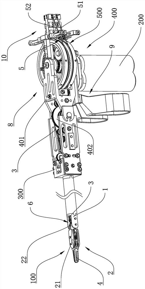 Linear manipulator including planetary row transmission structure