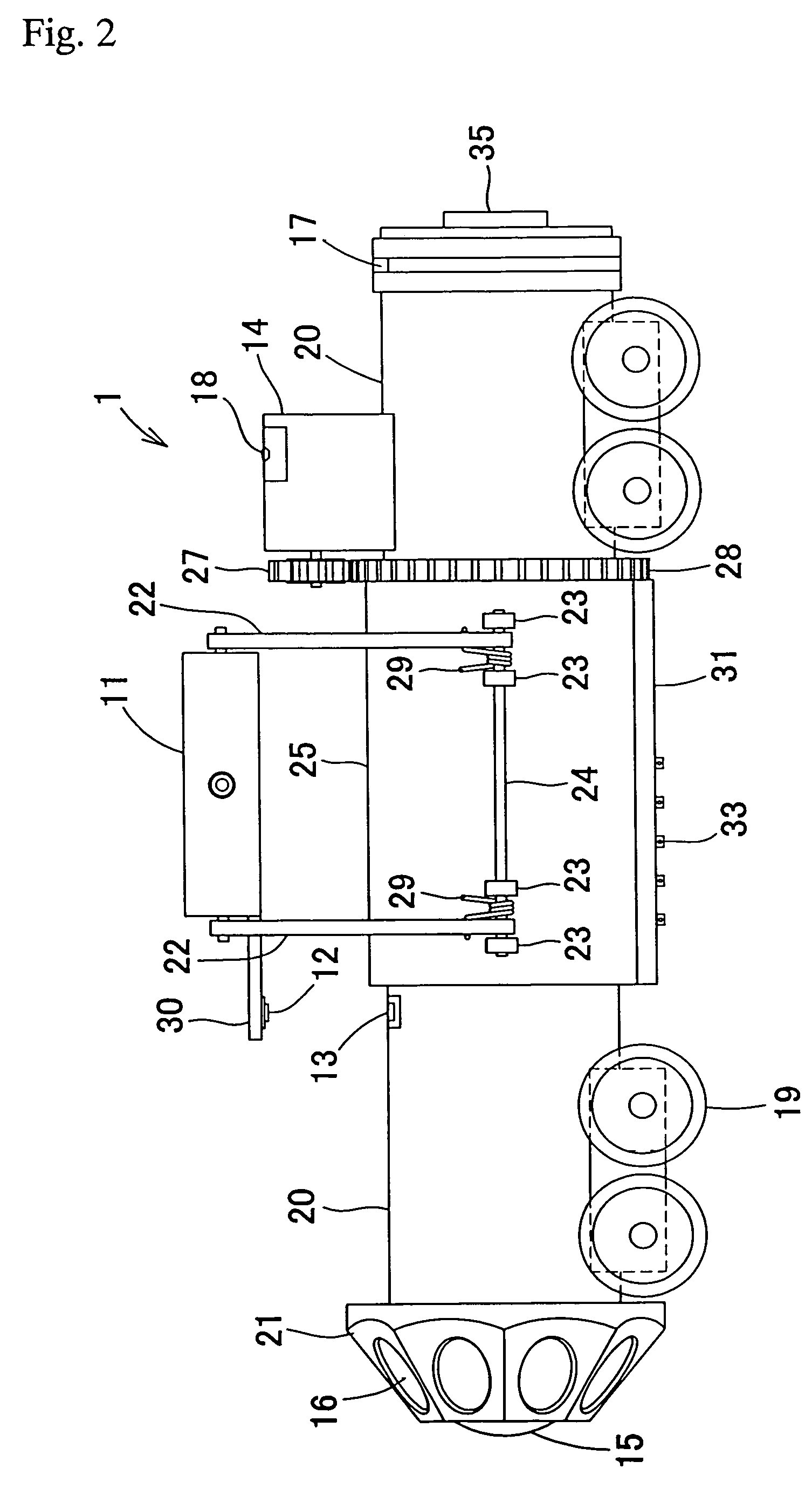 Device and method for inspecting inside of underground pipe line and method of inspecting concrete on inside of underground pipe line for deterioration
